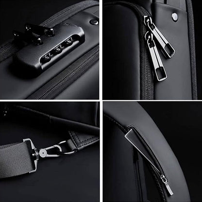 Anti-Theft Crossbody Sling Bag with USB Charging Port