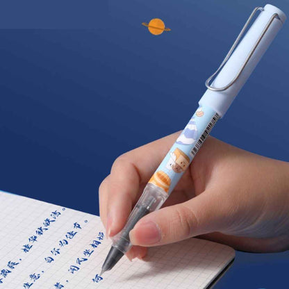 0.5mm Gel Pens Retractable Quick Dry Ink Fine Point Smooth Writing Pens for School Office Supplies (Fountain Pen) - Needsly
