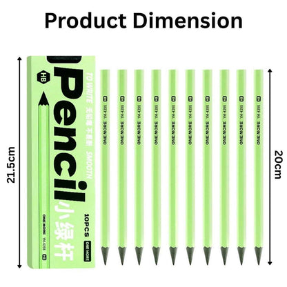 Study Pencil Set of 10 Pencil,Good Handwriting, Soft Wood for Easy Sharpening Ideal Gift for Artist, Art Lover, Students - Needsly
