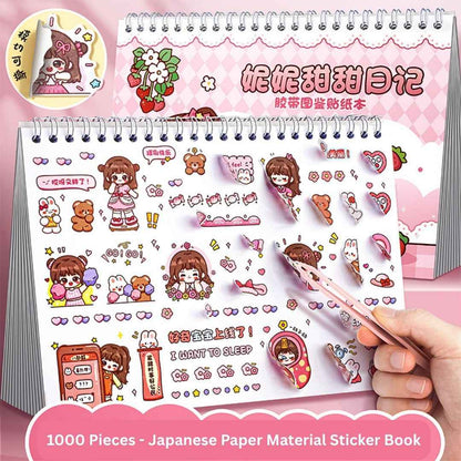 Princess Sticker Book - Activity and Scrapbook Set with Cartoon Girls Stickers for Wall Art, Greeting Cards, Laptop, and Phone Cases (20 Sheets/Over 1000 Stickers) - Needsly