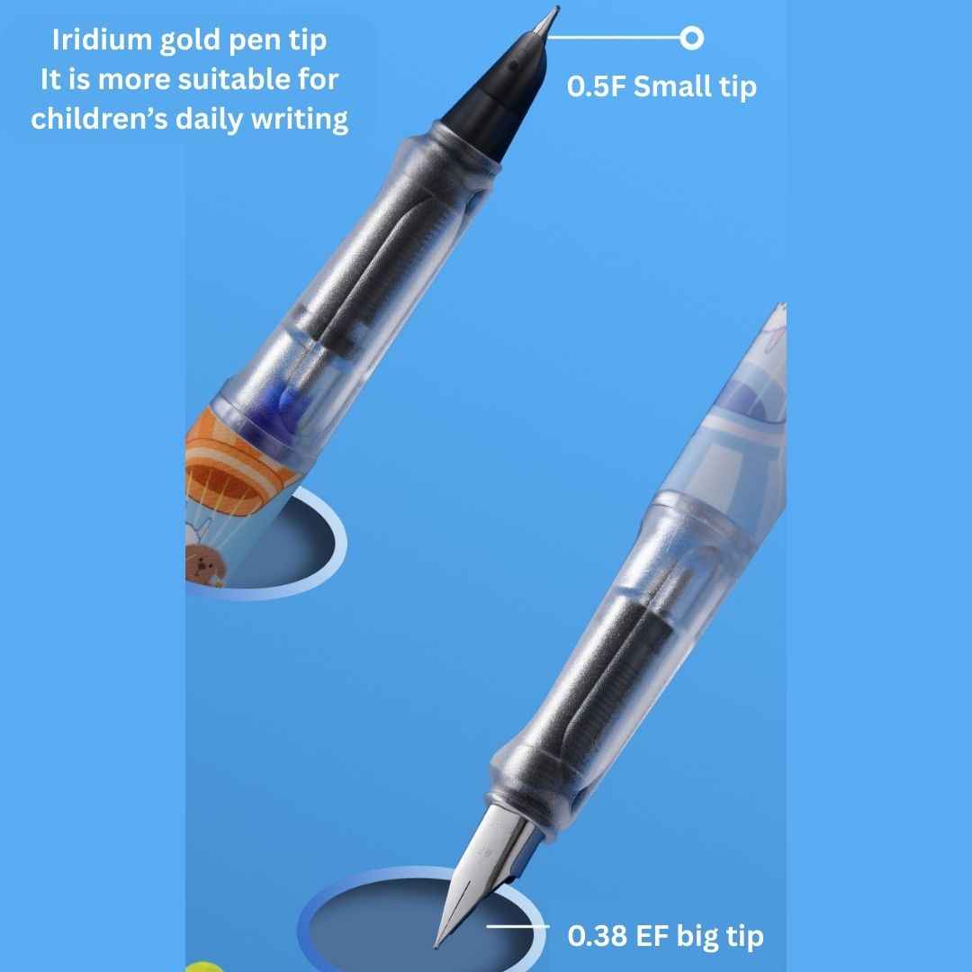 0.5mm Gel Pens Retractable Quick Dry Ink Fine Point Smooth Writing Pens for School Office Supplies (Fountain Pen) - Needsly