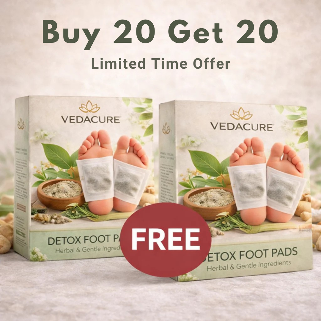Ayurvedic Herbal Foot Patches - Buy 20 Get 20 Free (Pack of 40) @499 - Needsly