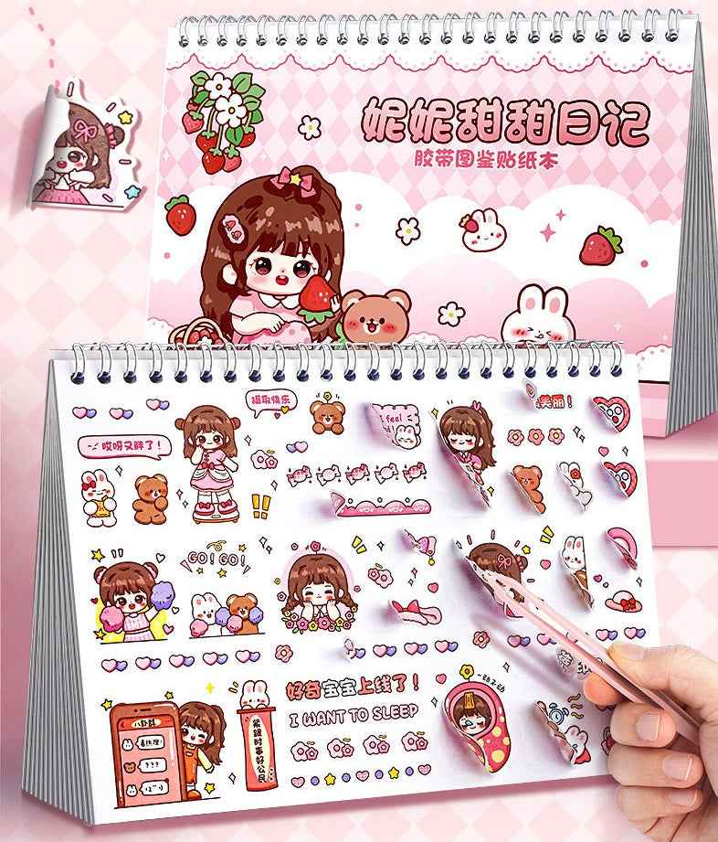Princess Sticker Book - Activity and Scrapbook Set with Cartoon Girls Stickers for Wall Art, Greeting Cards, Laptop, and Phone Cases (20 Sheets/Over 1000 Stickers) - Needsly