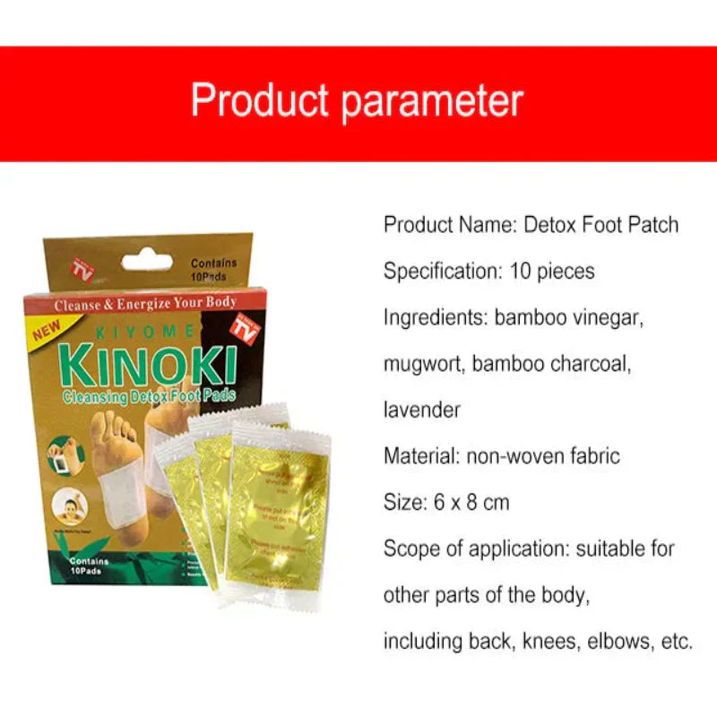 KINOKI Cleaning Detox Foot Pads ( BUY 1 GET 1 FREE )