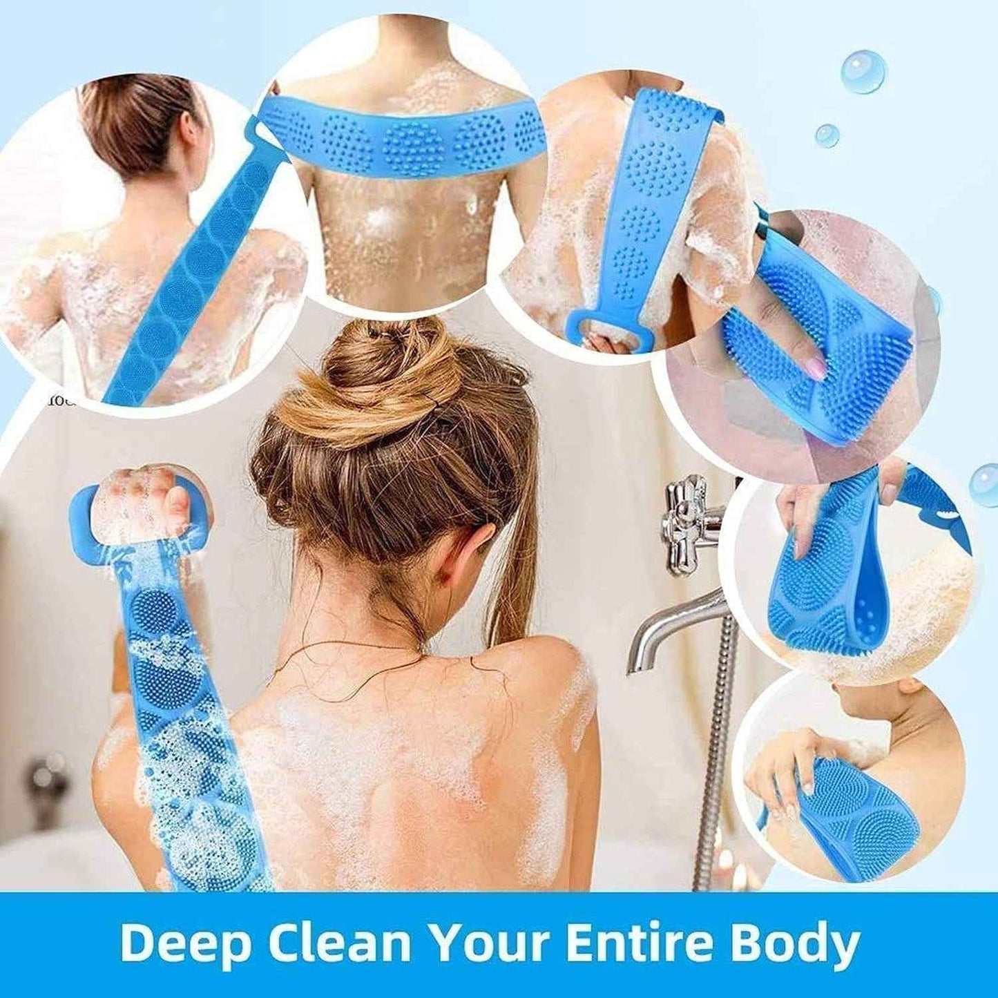 1302 Silicone Body Scrubber Belt - Needsly