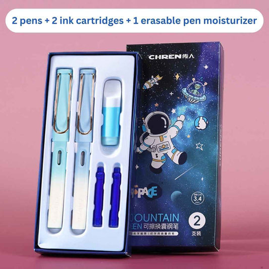0.5mm Gel Pens Retractable Quick Dry Ink Fine Point Smooth Writing Pens for School Office Supplies (Fountain Pen) - Needsly