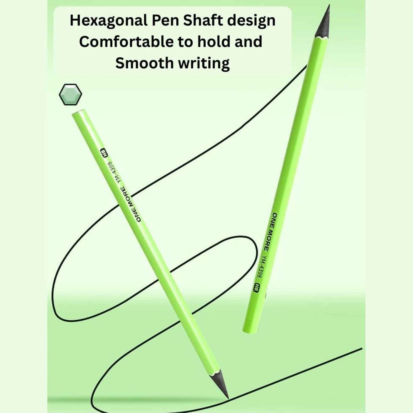 Study Pencil Set of 10 Pencil,Good Handwriting, Soft Wood for Easy Sharpening Ideal Gift for Artist, Art Lover, Students - Needsly
