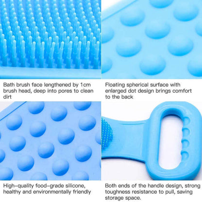 1302 Silicone Body Scrubber Belt - Needsly