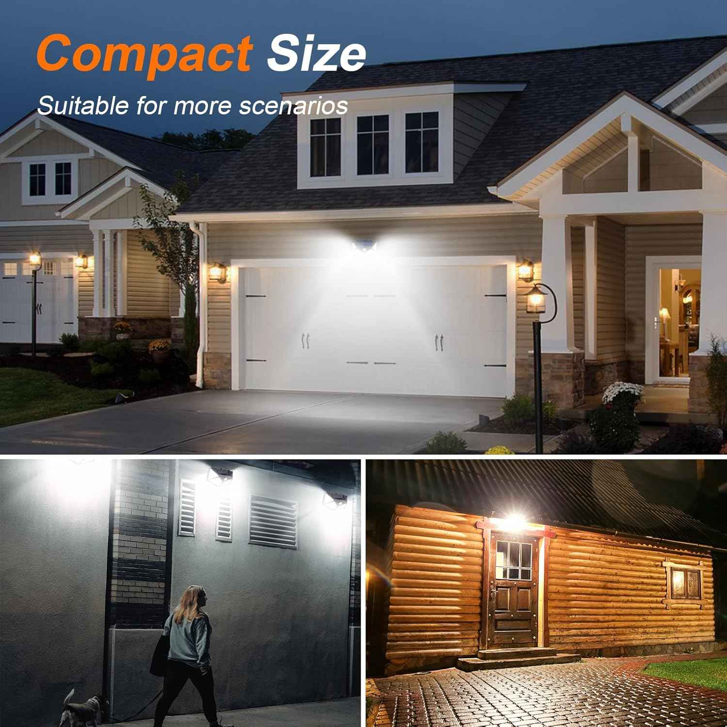 Solar Motion Sensor Light for Enhanced Outdoor Security - Needsly