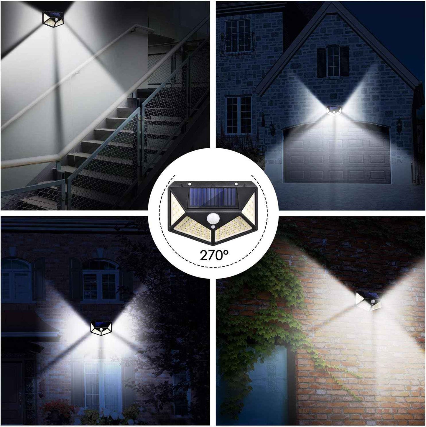 Solar Motion Sensor Light for Enhanced Outdoor Security - Needsly