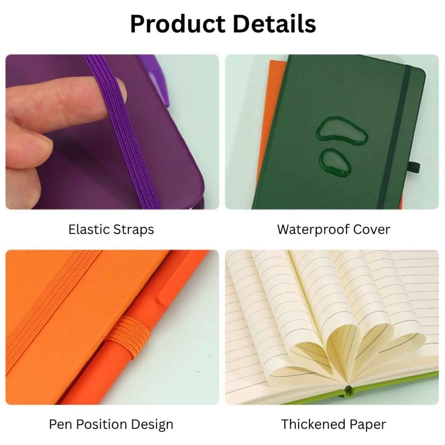 A5 Diary with Pen Set | Premium Hardcover Notebook Journal for Office, School & Personal Writing | Portable Daily Planner, Business Diary & Gift Set - Needsly